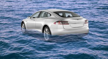 Elon Musk Tesla Model S’in bir tekne kadar yüzebileceğini iddia etti