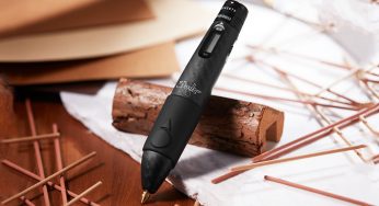 3Doodler’ın yeni kalemi PRO ile ağaç veya metal karışımlı plastik basılabiliyor – video