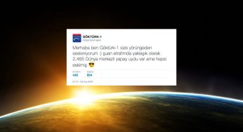 Göktürk 1 uydusu sosyal medyada
