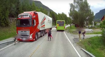 Araç güvenlik sistemi Norveç’te bir çocuğun hayatını kurtardı