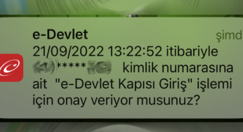 E-Devlet Giriş İşlemlerinde İki Faktörlü Kimlik Doğrulama Hizmeti Devreye Girdi